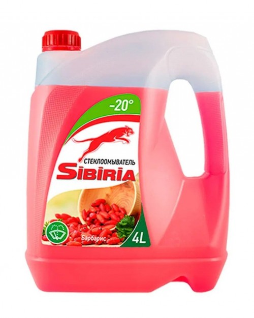 Жидкость омывателя -20&deg;С барбарис 4л