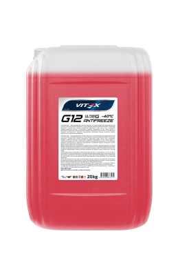 Жидкость охлаждающая низкозамерзающая Antifreeze Vitex Ultra G12 -40 20 кг V105406 VITEX