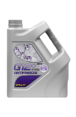 Жидкость охлаждающая низкозамерзающая Antifreeze Vitex Ultra G12+ 40 5 кг V106404 VITEX