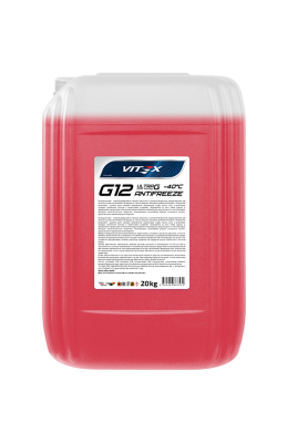 Жидкость охлаждающая низкозамерзающая Antifreeze Vitex Ultra G12-К 20 кг v123106 VITEX