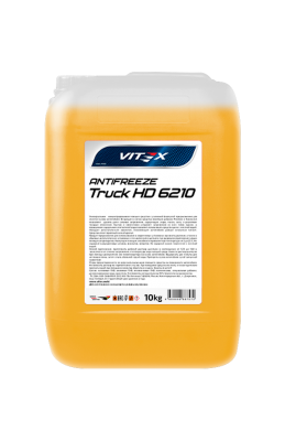Жидкость охлаждающая низкозамерзающая Антифриз Vitex Truck HD 6210 Yellow 10 кг v124105 VITEX