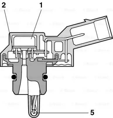 Датчик давления и температуры 0 261 230 112 0261230112 BOSCH