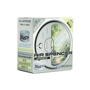 Ароматизатор на панель приборов меловой (зеленый бриз) Air Spencer EIKOSHA A15 EIKOSHA