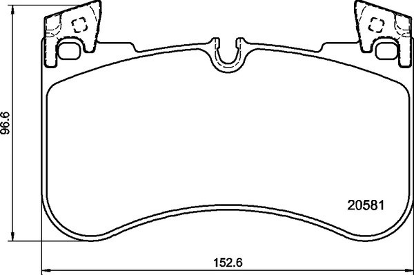 Колодки тормозные LAND ROVER RANGE ROVER IV 12-/ DISCOVERY V 16- передние P44029 P44029 BREMBO