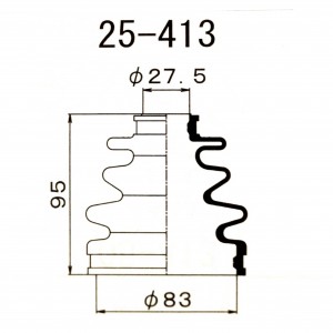 25-413 Пыльник ШРУСа внешнего Maruichi 25413 1 56 MARUICHI