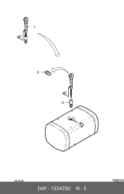 Фильтр топливный грубой очистки LF/CF/XF 1334250 DAF