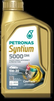 Масло моторное PETRONAS Syntium 5000 DM 5W-30 синт. ACEA C2/C3 1л 70957E18EU PETRONAS