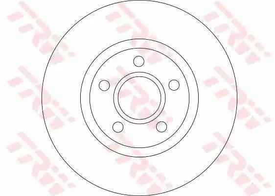 Диск тормозной передний FORD FOCUS II-III (спорт-пакет) 300мм DF4424 DF4424 TRW