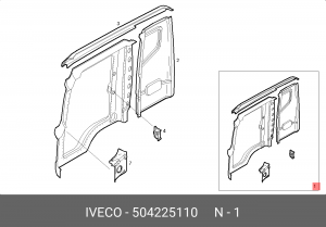 504225110 БОКОВАЯ СТЕНКА 504225110 IVECO