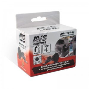 Держатель телефона на дефлектор магнитный AVS A78848S AVS