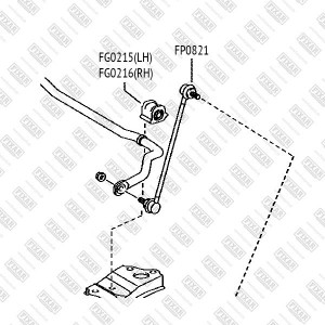 TOYOTA RAV 4 FP0821 FIXAR