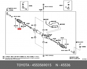 ПЫЛЬНИК 45535-69015 45535-69015 TOYOTA