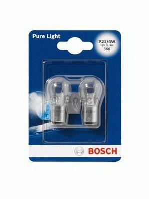 Лампа 12V P21/4W BAZ15d блистер (2шт.) Pure Light BOSCH 1 987 301 015 BOSCH