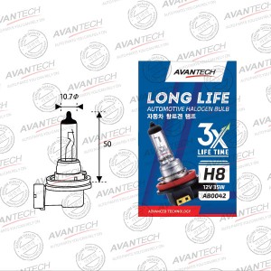 Лампа головного света Avantech H8 12V 35W Long Life AB0042 AVANTECH