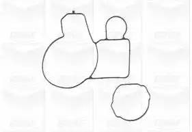 Насос водяной BMW F10/F11/F01/E70/E71 3.0D 08- PA1116 PA1116 GRAF