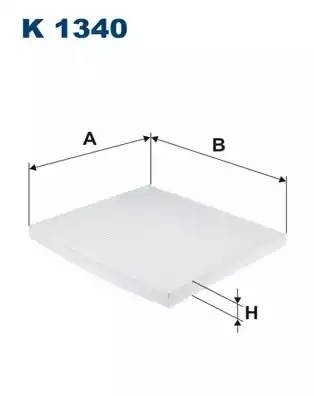 Фильтр воздушный салона HYUNDAI Sonata NF (09-),i45 KIA Optima (10-) FILTRON K1340 FILTRON