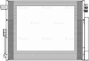 Радиатор кондиц. Jeep Grand Cherokee IV (WK2) (10-) (LRAC 0303) LRAC 0303 LUZAR