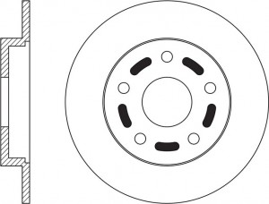 Диск тормозной MAZDA 6 12-  RN1552 RN1552 NIBK