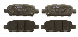 Колодки тормозные NISSAN Teana (J31) задние (4шт.) TRW GDB3507 TRW