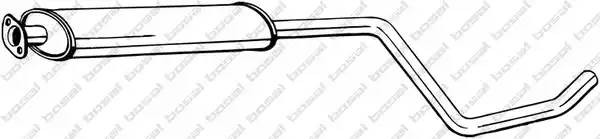 Резонатор CHEVROLET Cruze (09-) BOSAL 284-611 BOSAL