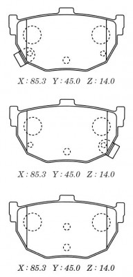 Замена на D1113MH Колодки торм. диск. HYUNDAI ELANTRA 00-, LANTRA 90-00, KIA CER D1113M MK KASHIYAMA