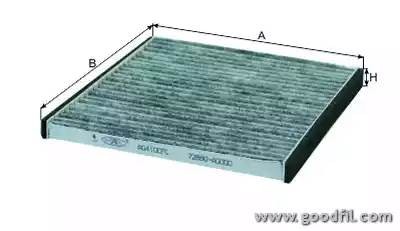 Фильтр салона угольный AG410CFC AG 410 CFC GOODWILL