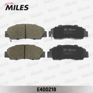 Колодки тормозные передние (без датчика + болты) (Смесь Low-Metallic) (HONDA ACC E400218 MILES