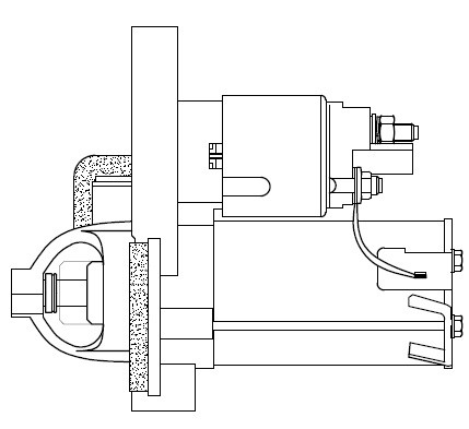 Стартер для а/м Renault Arkana (19-)/Duster II (21-) 1.3TCe 1,2кВт (LSt 0908) LST 0908 START VOLT