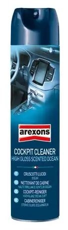 Полироль пластика глянцевый 600мл океан аэрозоль Cockpit Cleaner AREXONS 5422 AREXONS