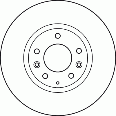 Диск тормозной передний MAZDA 6 (GH) DF4974S DF4974S TRW