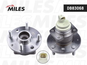 Ступица колеса задняя с подшипником с ABS CHEVROLET LACETTI/EPICA/EVANDA 04- (SK DB83068 MILES