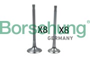 к-кт клапанов! впуск./выпуск. 16шт. 33.85x6x104\ Audi A3 2.0 AXW 03> B18634 BORSEHUNG