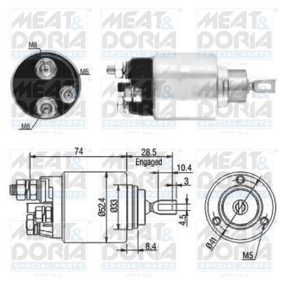 Реле втягивающее IVECO Daily MEAT&DORIA 46034 MEAT DORIA
