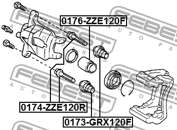 TOYOTA AVENSIS I/ COROLLA E11 0174-ZZE120R FEBEST