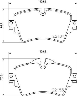 Колодки тормозные P06092 P06092 BREMBO