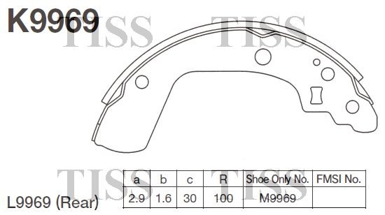 K9969-01 колодки тормозные! барабанные\ Suzuki Swift 1.3/1.5/1.5DDiS 05> K9969 MK KASHIYAMA