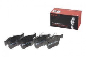 Колодки тормозные VW Golf (14-) AUDI A3 (12-),TT задние (4шт.) BREMBO P85124 BREMBO