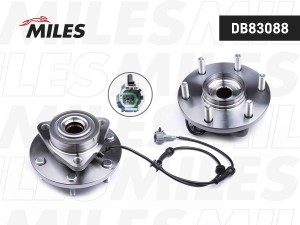 Ступица колеса передняя с подшипником NISSAN PATROL Y62/ARMADA/TITAN/INFINITI QX DB83088 MILES