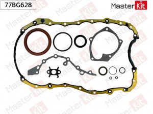 Комплект прокладок, блок-картер двигателя Renault CAPTUR (J5_, H5_) K9K 830 77BG 77BG628 MASTER KIT
