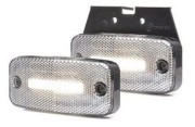 Фонарь габаритный белый 24V (неон) светодиодный (одна полоса) ТЕХАВТОСВЕТ 15801 TEH AVTO SVET