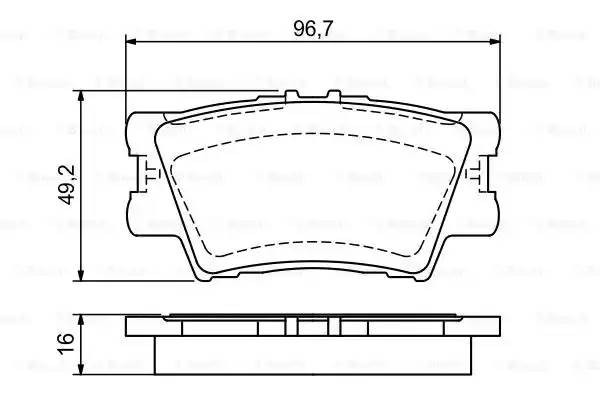 TOYOTA CAMRY V40/ RAV 4 0 986 494 154 BOSCH