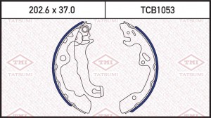 колодки тормозные барабанные задние!\ Ford Focus 1.4-1.8TDCi 98> TCB1053 TATSUMI