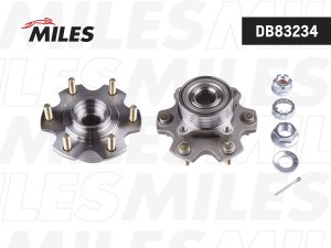 Ступица колеса передняя с подшипником MITSUBISHI PAJERO III-IV 00 V87/88/93 (GSP DB83234 MILES