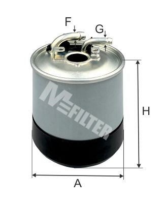 фильтр топливный!\ MB W169/211/203/Sprinter/Viano/Vito 2.0D-3.2D 00> DF3595 MFILTER AUTOMOTIVE FILTERS