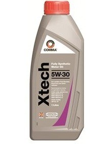 COMMA 5W30 XTECH (1L) масло мот.! син ACEA A5/B5, API SL/CF, FORD WSS-M2C913-C/B XTC1L COMMA