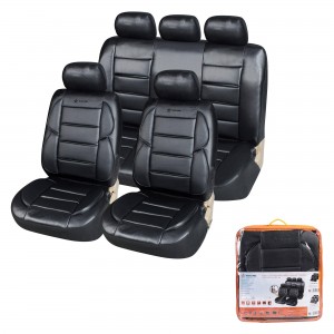 Чехлы для сидений универсальные PREMIER, 11 пред, повыш. комфорт, иск.кожа, черн ACS-UEL-08 AIRLINE