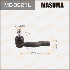 комплект сайлентблоков рулевой рейки! 4шт\ Toyota Picnic/Avensis Verso all 01-05 ME-3921L MASUMA