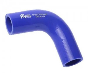 Патрубок угловой силикон (L=100х100мм,d=32 90град.) MEGAPOWER 130-16-179 MEGA POWER