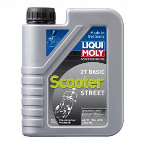 LiquiMoly Motorbike 2T Basic Scooter Street (1L) масло моторн.! для скутеров мин 1619 LIQUI MOLY