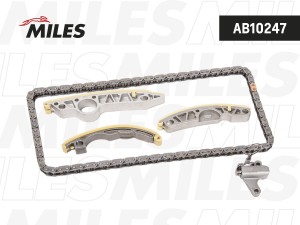 Комплект цепи ГРМ AUDI A4/A6 3.2FSI 04- без звездочек (INA 553024710) AB10247 AB10247 MILES